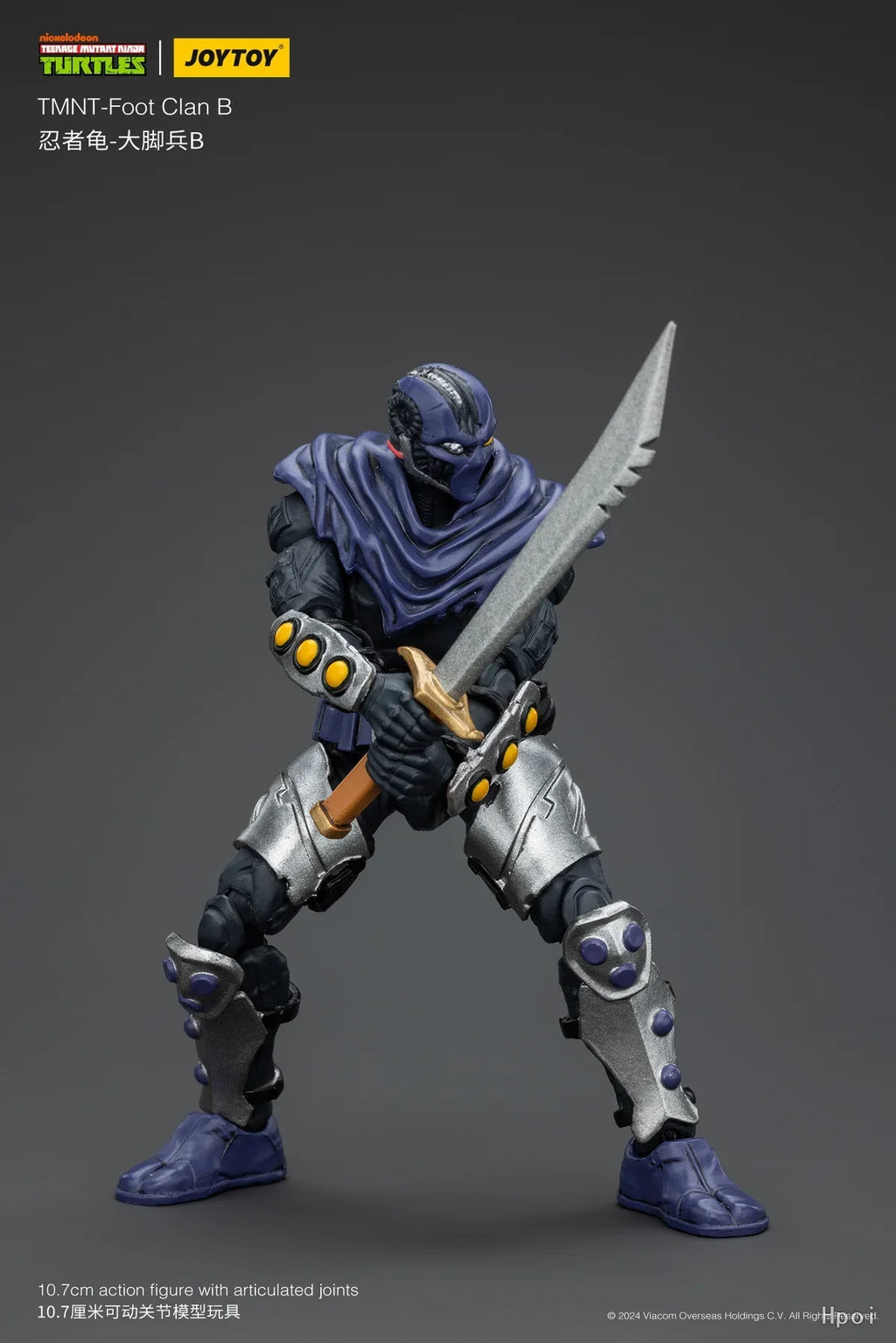 【SF】JOYTOY 1/18 Action Figure TMNT-Shredder Foot Clan A B 3pcs Model Toys Gifts Collection Ornaments