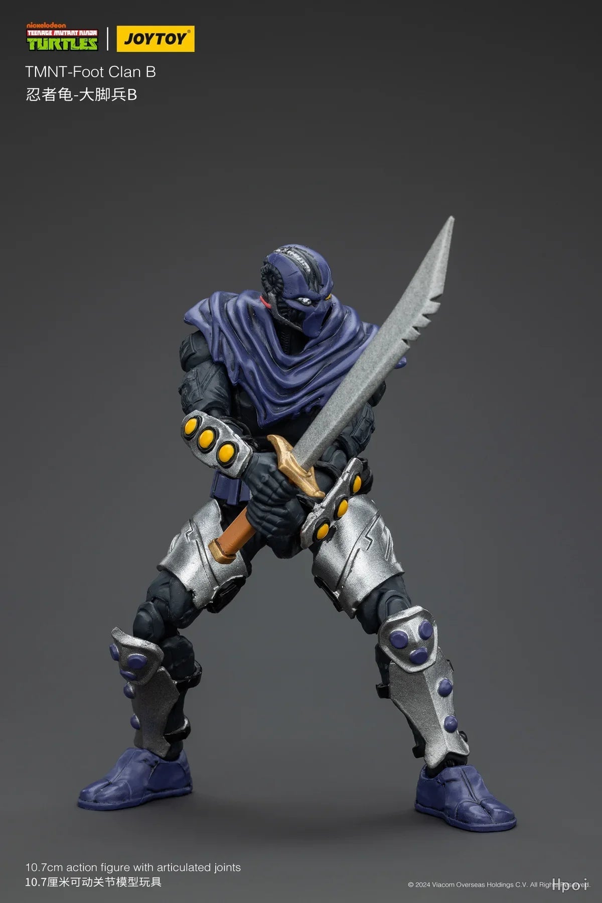 【SF】JOYTOY 1/18 Action Figure TMNT-Shredder Foot Clan A B 3pcs Model Toys Gifts Collection Ornaments