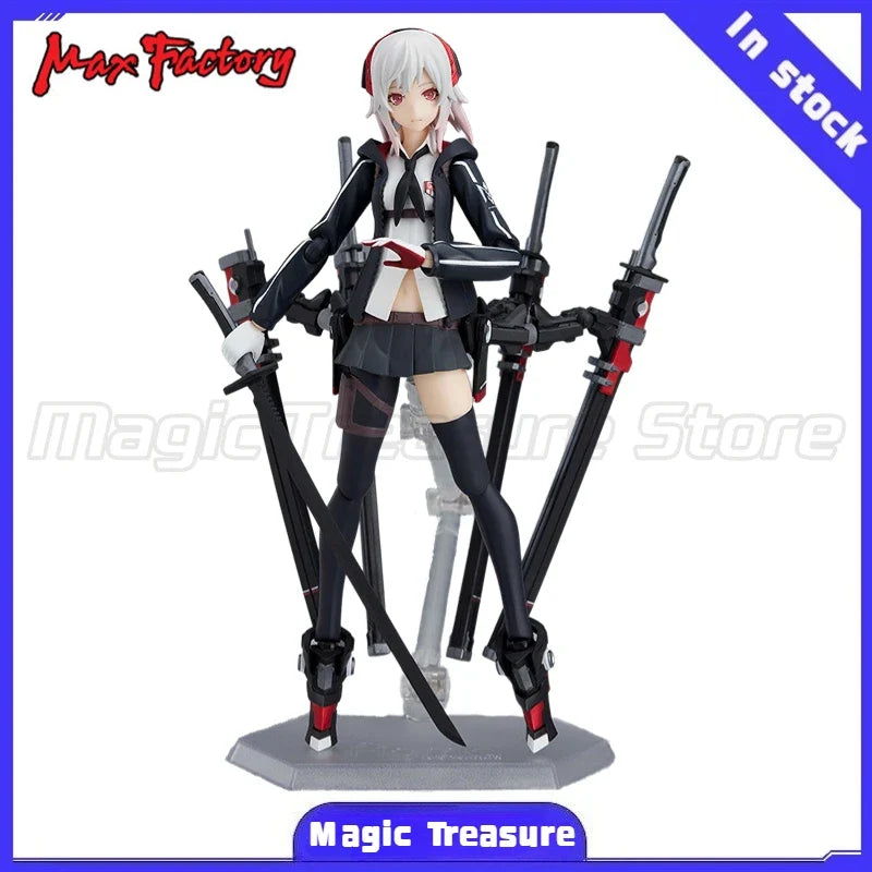 【MT】Original Max Factory Figma #422 High School Girl with Heavy Armor Four 1/12 Action Figure Model Collection