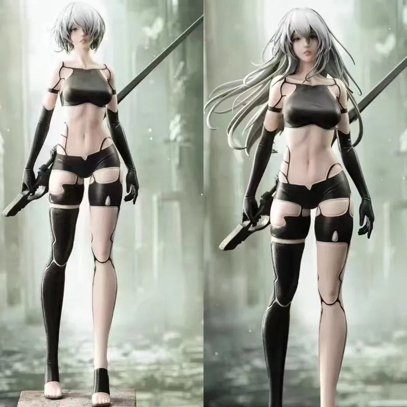 Mechanical Era Animation Game Surrounding Secondary Model A2 War Damage Neil 2b Little Sister Statue Handmade Gift