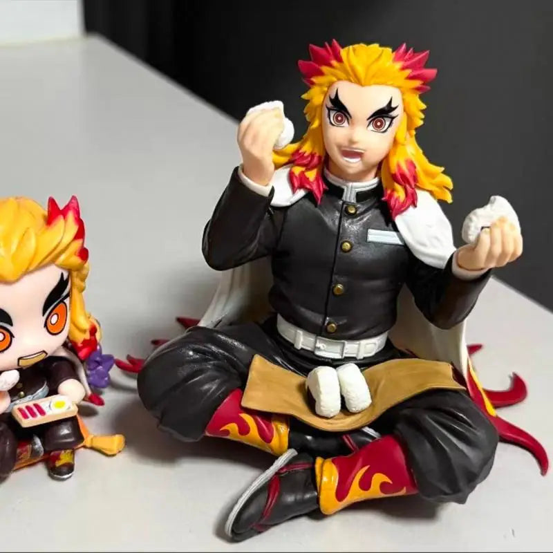 Brand New In Stock SEGA Demon Slayer: Kyojuro Rengoku Onigiri Noodle Stopper Figure Model Collectible Festival Ornaments Gifts