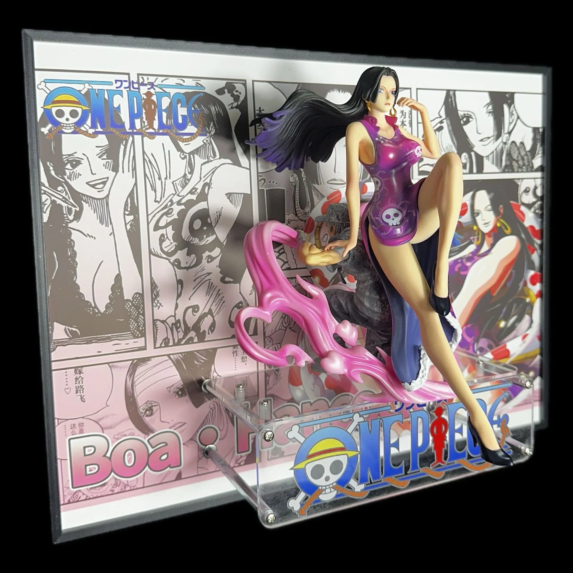 One Pieces Poster 3D Edward Newgate Anime Figure Art Poster Painting Wall Art Retro Posters Decorative Paintings For Home Gifts