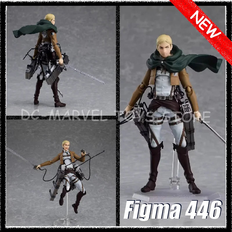 Figma 446 Max Factory Attack On Titan Commander Erwin Erwin Smith Anime Action Figures Action Figure Anime Action Figures Toys