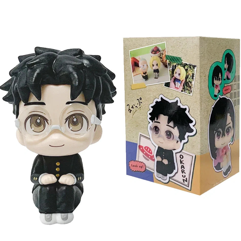 Christmas Hot Dandadan Action Figures Q-Version Sitting Posture Okarun Figures Model Pvc Anime Doll Decor Toy Gift