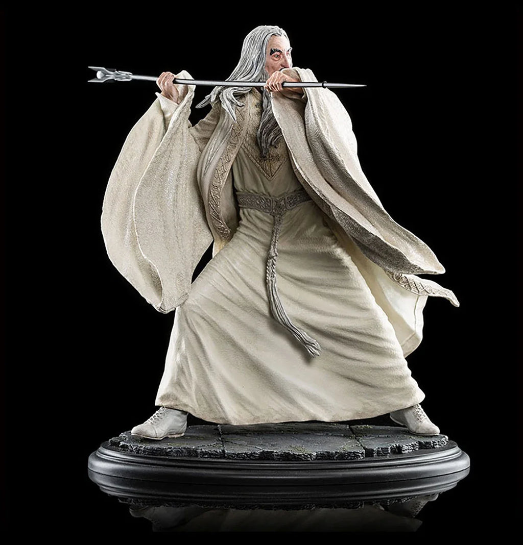 Original Weta Saruman 1/6 Soldiers Polystone state Figure Model Toys 36.5CM Decoration Gift Collection