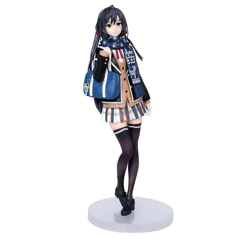 26cm My Teen Romantic Comedy Snafu Yukinoshita Yukino School Uniform Anime Figure Model Statue Collection Decoration Ornament