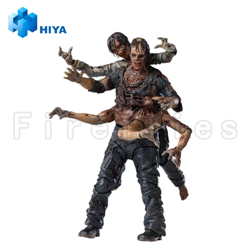 1/18 HIYA 3.75inch Action Figure Exquisite Mini Series The Walking Dead Dead City Walker King Anime Toy