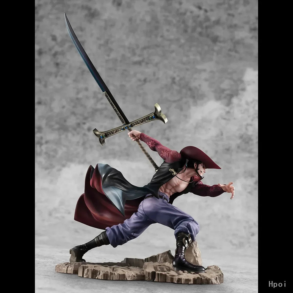 In Stock Original MegaHouse POP Maximum DRACULE.MIHAWK Mihawk Falkenauge Hawkeye Anime Character Model Figure Gift