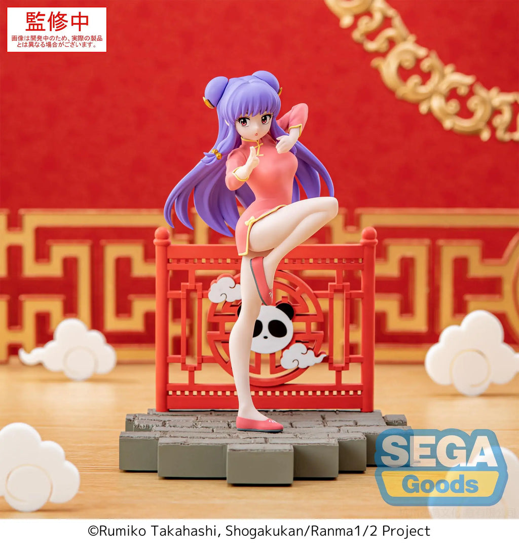 Sega Ranma 1/2 Anime Ranma Saotome & Shampoo & Ranma Girl Luminasta Action Figures Model Figurine Original Figuarts Decoration