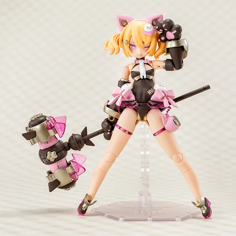 Kotobukiya Megami Device PUNI MOFU Kuro Mao/Yuki Tu Action Figures Mobile Suit Girl Model Kit Toys for Boys Original Box