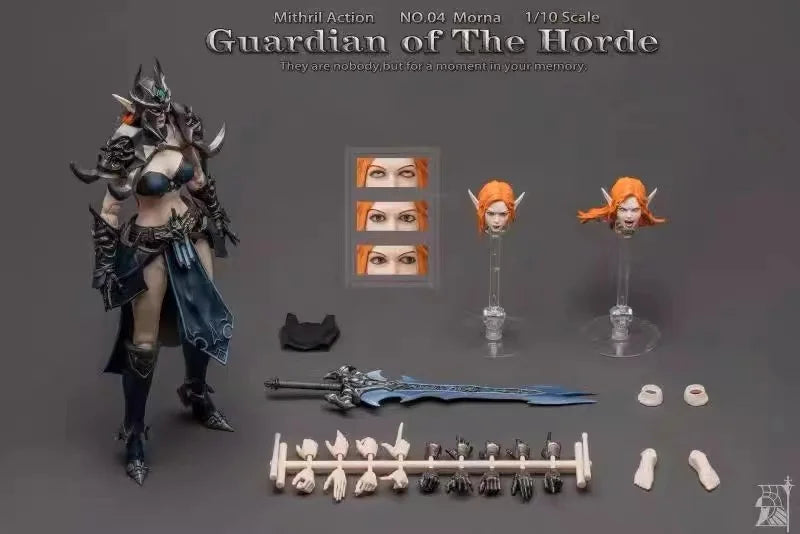 Mithril Action 02 Berserker 03 Master NO.04 Morna 1/10 Scale Guardian of The Horde Action Figures Models Toys