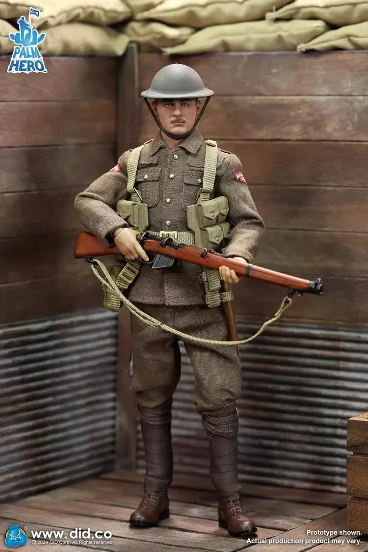 Original Echtes DID 1/12 XB80028 Soldat Britische Infanterie Albert Brown 6'' Actionfigur Puppe Modell Spielzeug Auf Lager Sammlung