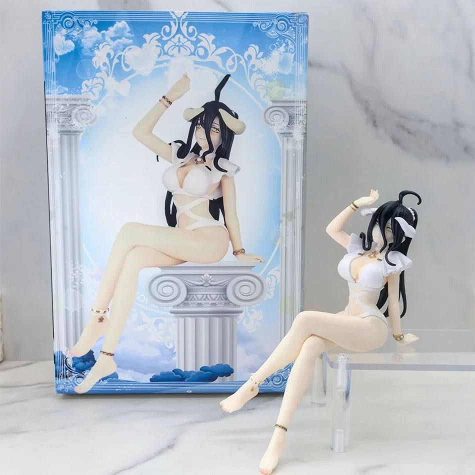 Overlord Albedo In Stock swimwear PVC Anime Action Figures Model Collection Ornament Anime Cartoon Model Toy Gift