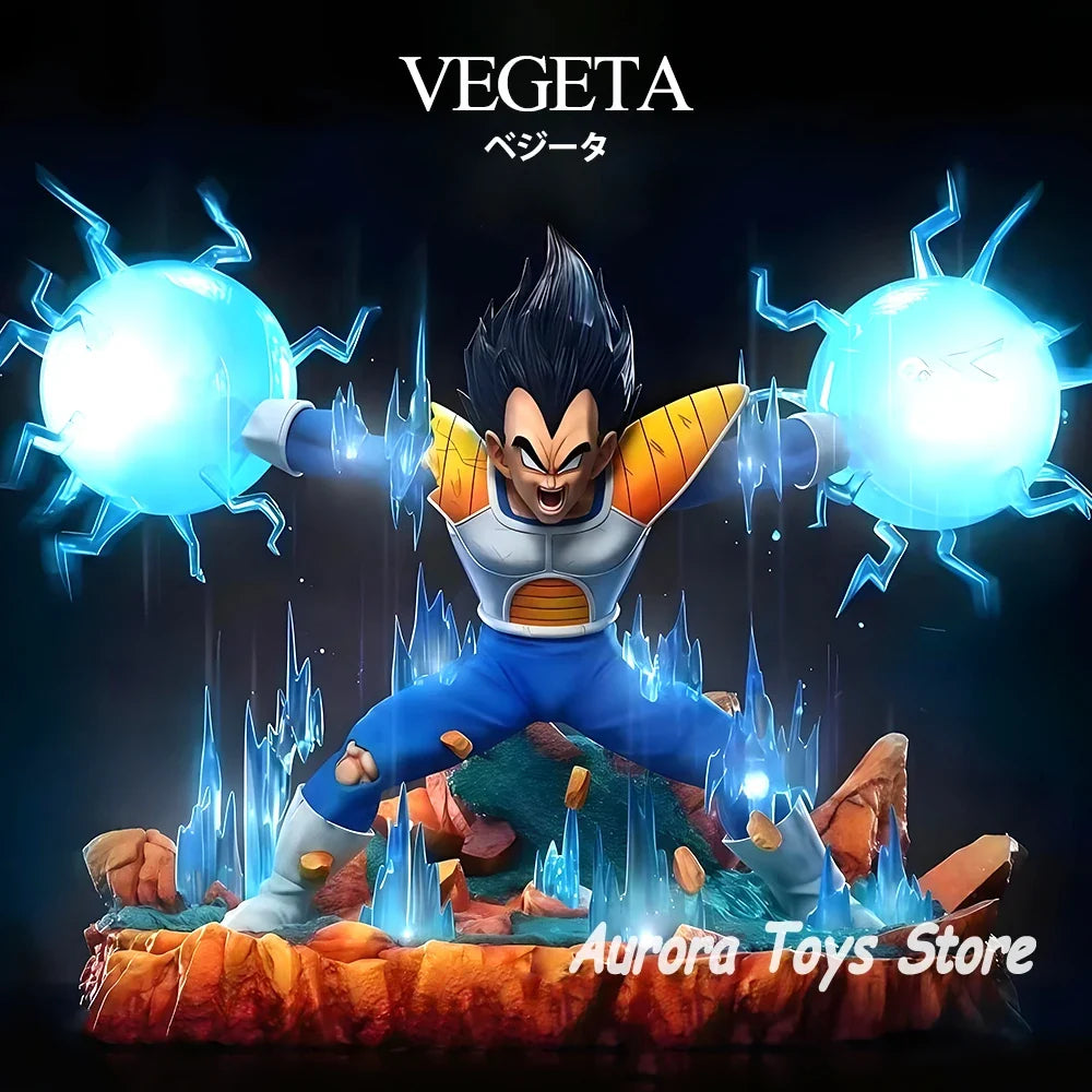 22cm/8.66in Anime Dragon Ball Z Figure Super Saiyan Majin Vegeta Action Figures PVC Statue Collection Model Toys Birthday Gifts
