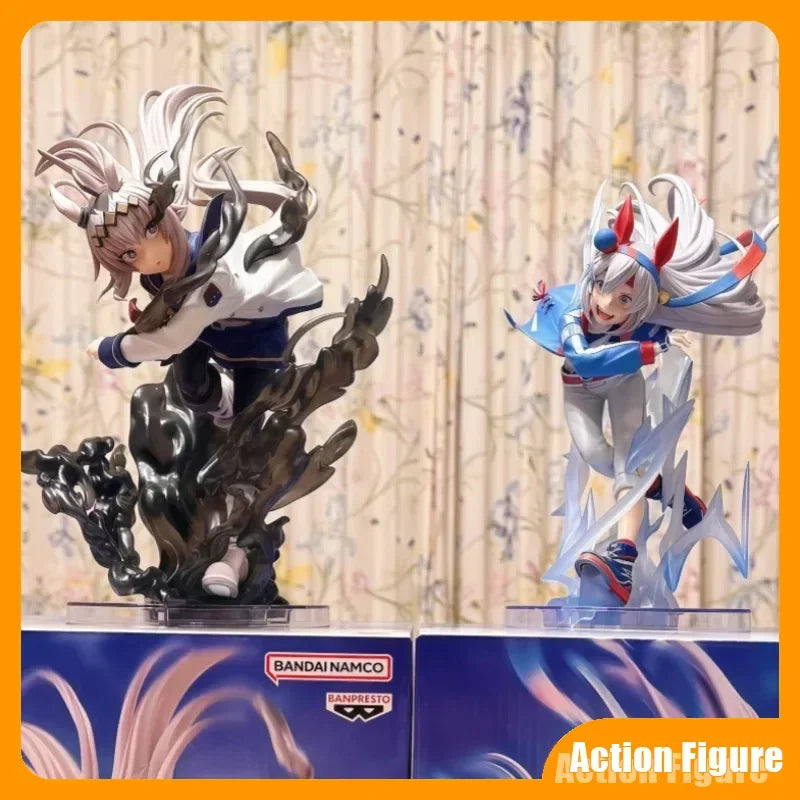 Auf Lager Bandai japanische Version der authentischen Brillenfabrik Evolve Horse Racing Girl Oguri Hat Tamamo Cross Szenenfigur Spielzeug