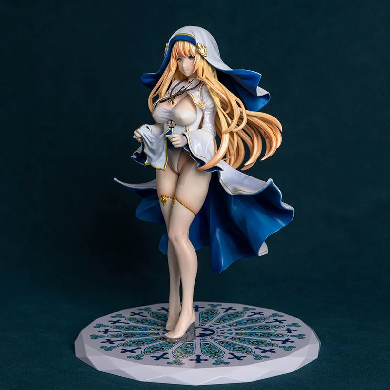 26cm Sister Charlotte In Sacred White Japanese Cartoon Figures Game Models Statue Girl Models Boys Collectible Ornament Doll Toy