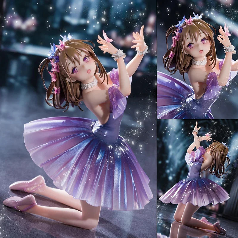 20cm Butai de Haiiro no Ahiru no Ko Anime Girl Figure Avian Romance Gray Duckling on Stage Action Figure Model Doll Toys Gifts