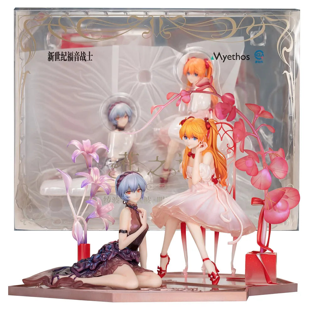 Anime Shin Seiki Evangelion Souryuu Asuka Langley Figur Ayanami Rei 1/7 Whisper of Flower Ver Modell Spielzeug Geschenk Actionfigur