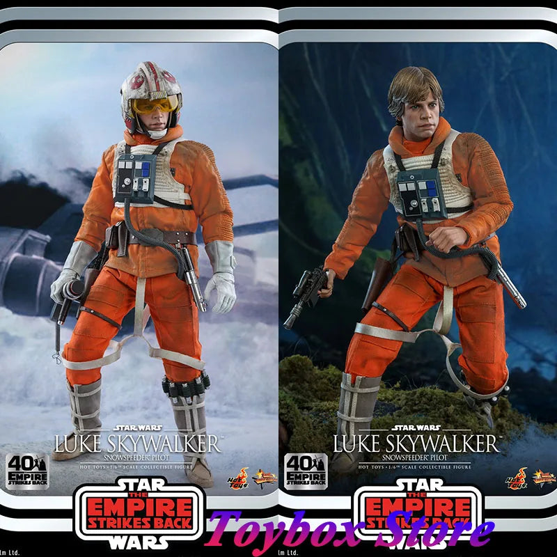 HOTTOYS HT MMS585 1/6 Scale Luke Skywalker 40 Anniversary Action Figure Star Wars Series Mini Delicate 12" Full Set Hobby Model