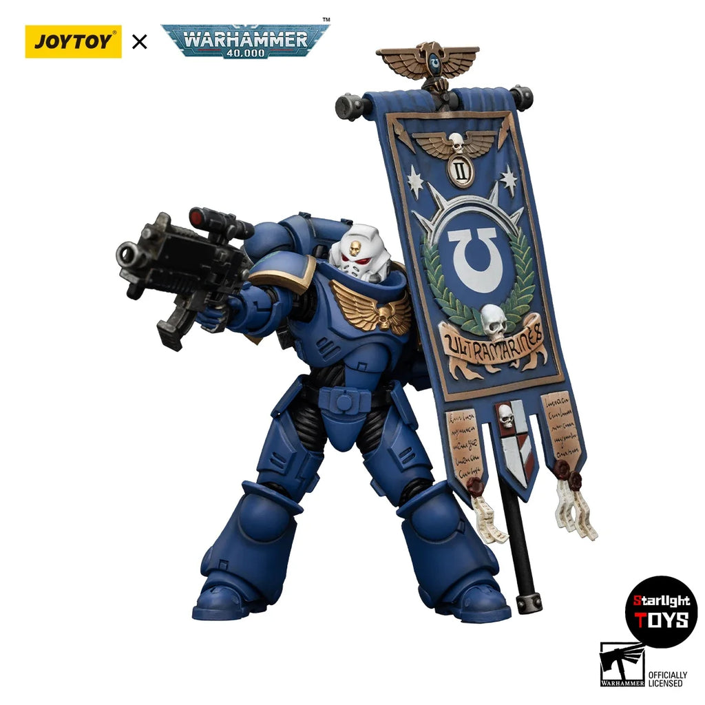 JOYTOY 1/18 Action Figure Warhammer 40K Ultramarines Heroes of The Chapter  Model Toy Gifts