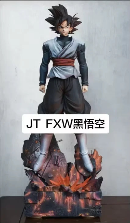 Neue JT Studio 37CM Dragon Ball Zamasu Anime Figuren Goku Black Figur PVC Statue Desktop Dekoration Sammlung Modell Spielzeug Geschenke