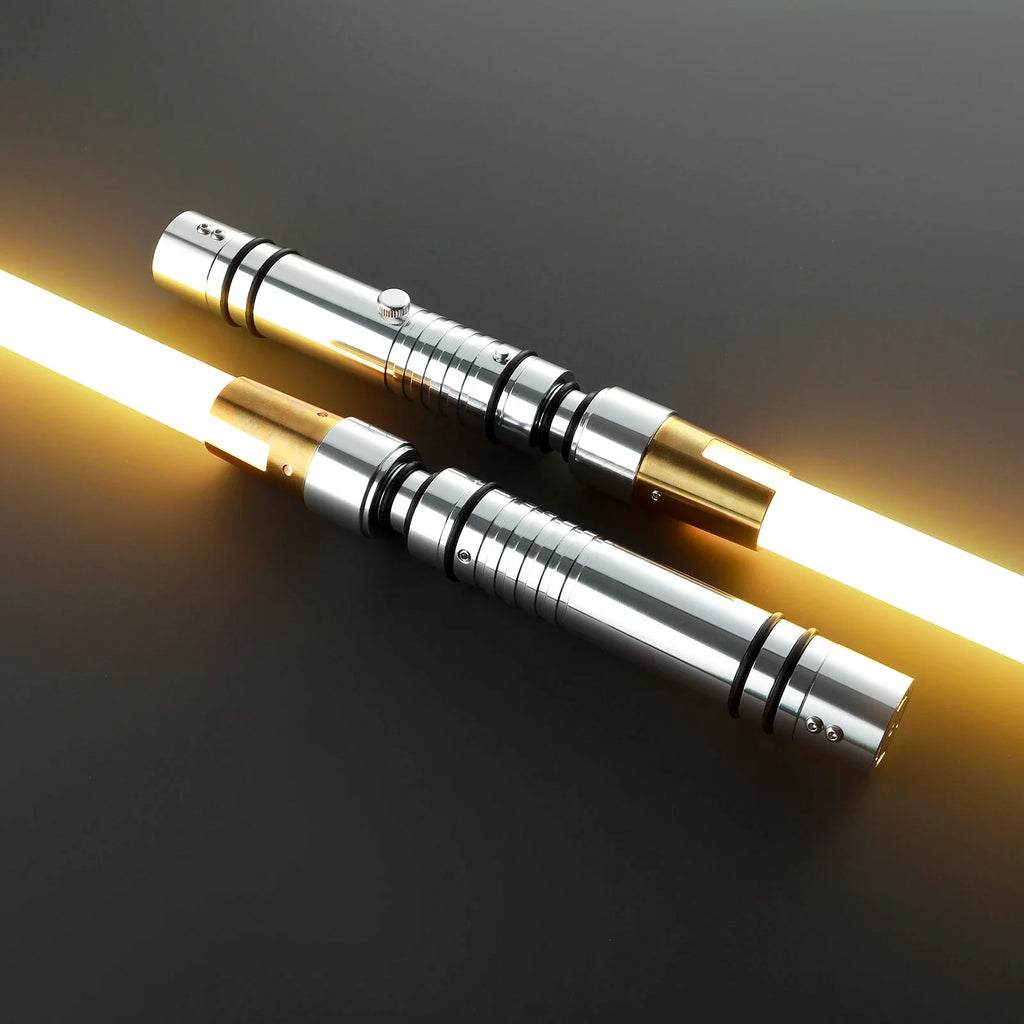 DamienSaber Bastila Shan Lightsaber Heavy Dueling Bluetooth Light Saber Sensitive Smooth Swing Metal Hilt with SD Card 34 Fonts