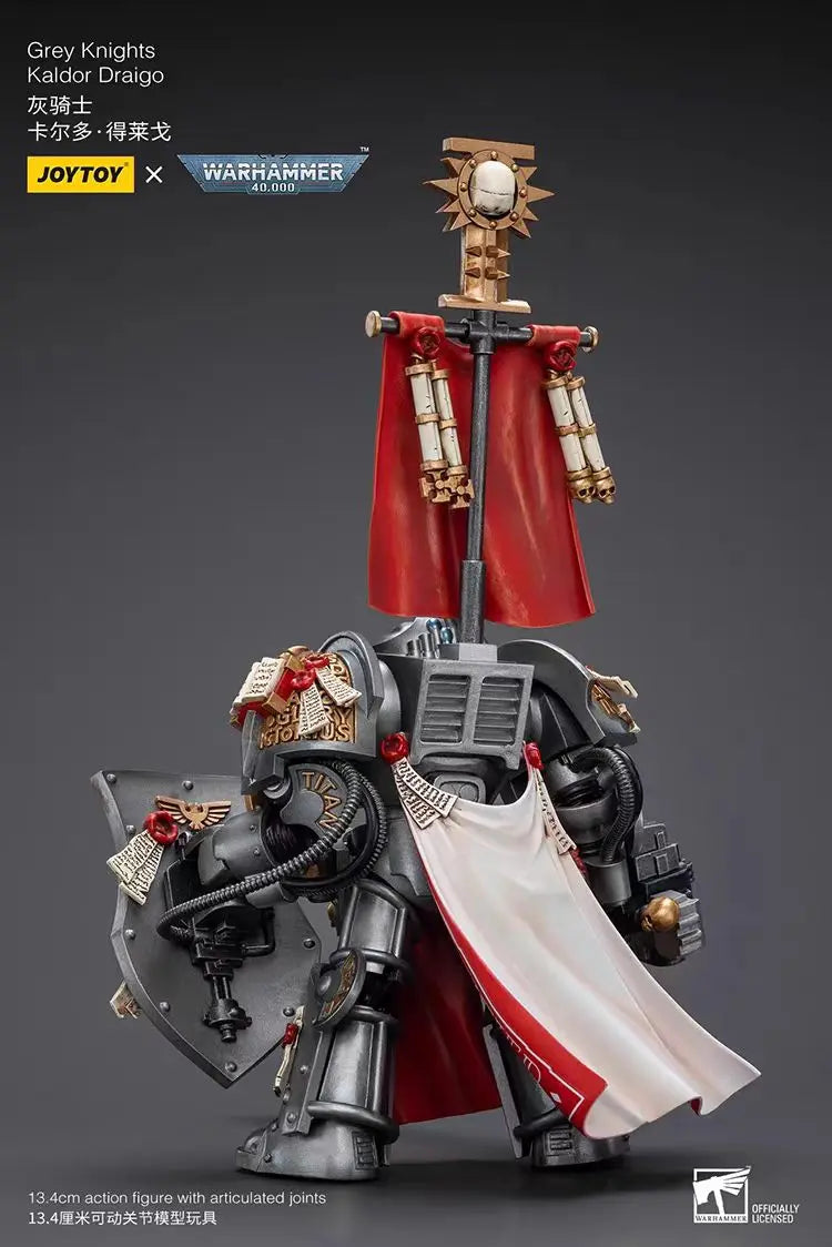 【In Stock】JOYTOY Warhammer 40K Grey Knights Kaldor Draigo 1/18 Action Figures Collection Models Toys