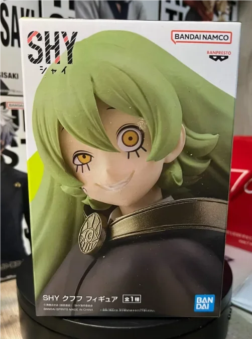 Original Bandai SHY Kufufu Anime Action Figures Collection Ornaments Figure Toys Birthday Gift 16cm