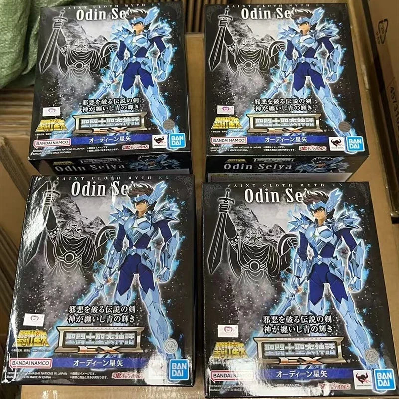 In Stock BANDAI Saint Seiya Saint Myth Cloth EX Odin Seiya PVC 17CM Anime Action Figures Model Collection Toy