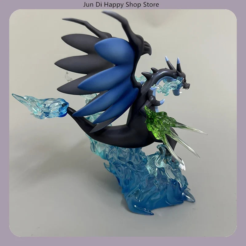 Charizard Mega Evolution X 18cm Battle Pose Anime Figure Statue Desktop Decoration Gift