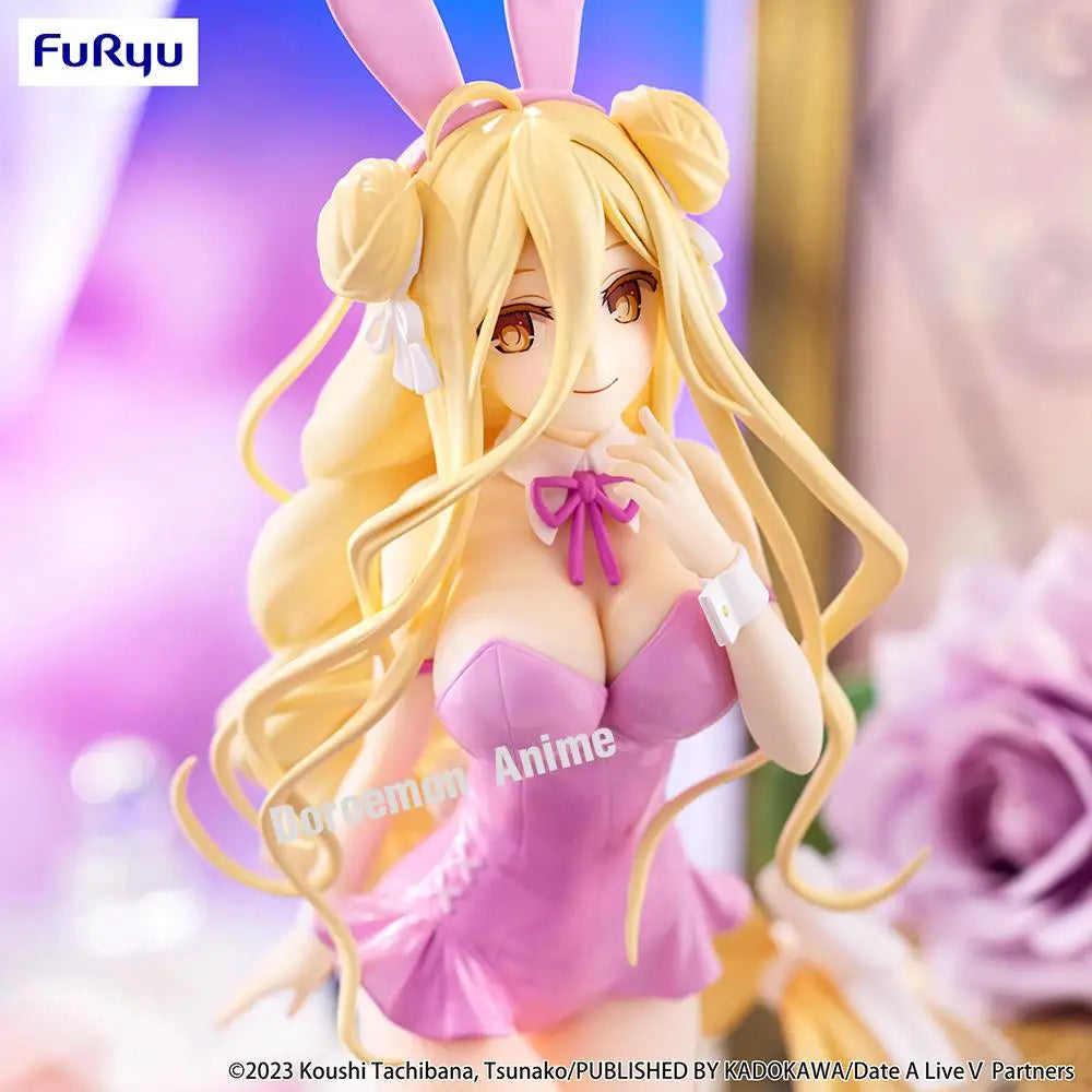 In Stock Original Furyu Bicute Bunnies Date A Live V Hoshimiya Mukuro Pink Ver. Anime Cute Girls Figures Waifu Girls Model Toys