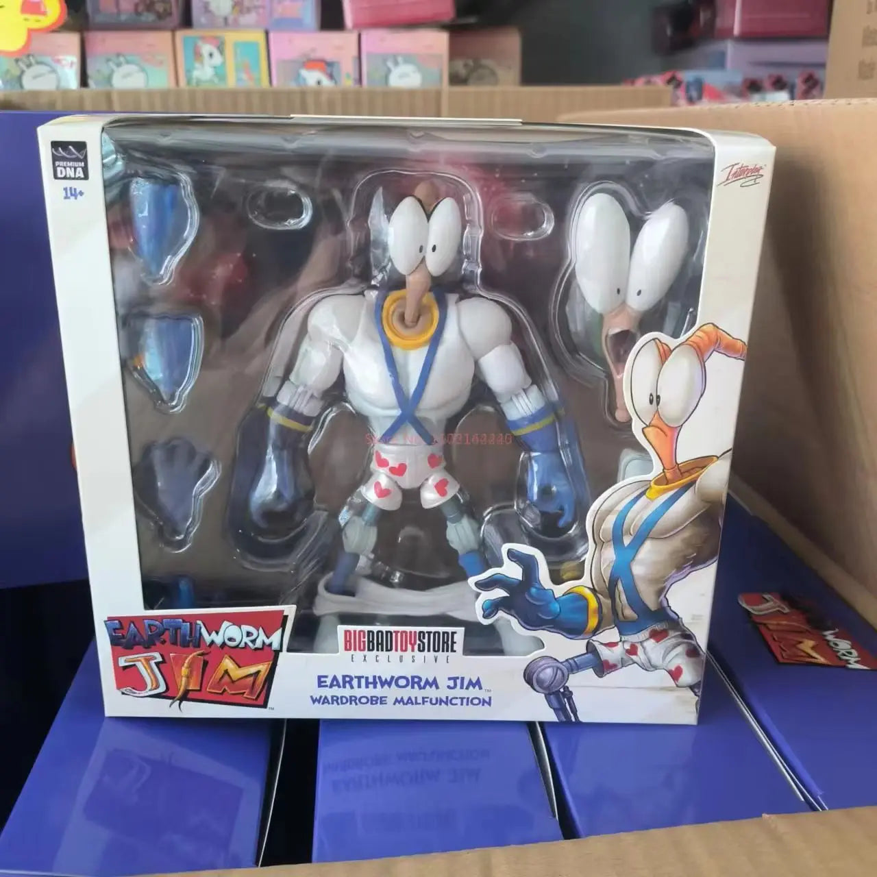 Original Earthworm Jim 2.0 Pdna 1/12 Psy Crow Bob Worm Body Psy-Crow The Killer Action Figure The Killer Collectible Gifts Toys