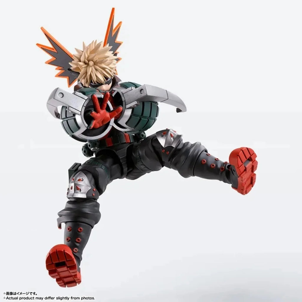 Original Bandai Genuine In Stock SHF Bakugou Katsuki My Hero Academia Anime Collection Action Figure Model Kit Gift for Boy girl