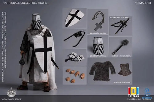 101TOYS MA001 A/B/ 1/6 Soldier Medieval Teutonic Commander/Knight Commander 12" Action Figure Model Toy In Stock