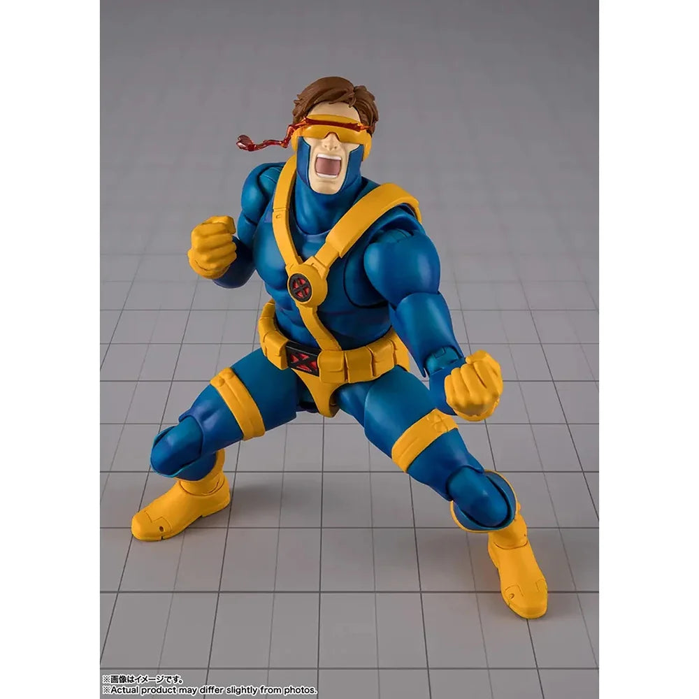 In-Stock Original BANDAI S.H.Figuarts X-Men Cyclops (Gamerverse) 14.5cm Collectible Action Comic Figure Model Ornament Toy Gifts