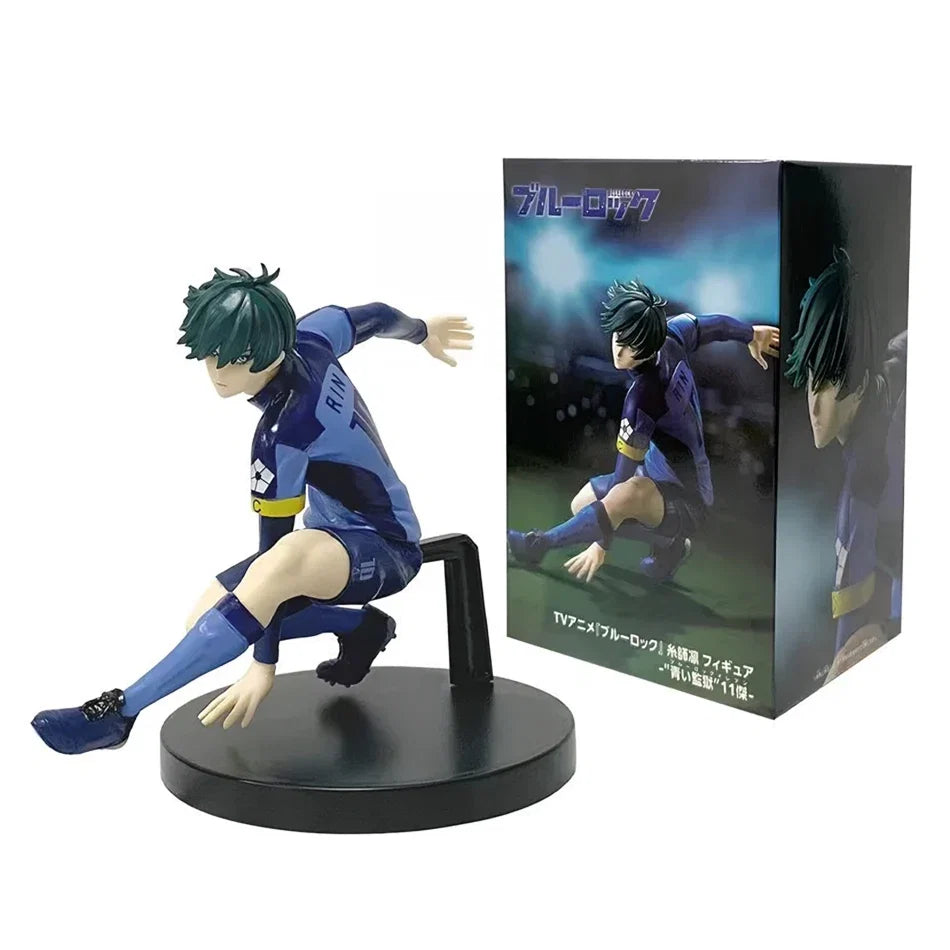 13CM Anime Figure BLUE LOCK Nagi Seishiro Rin Itoshi Action Figures Collection Model Figurine Doll Ornament Children Toy Gift