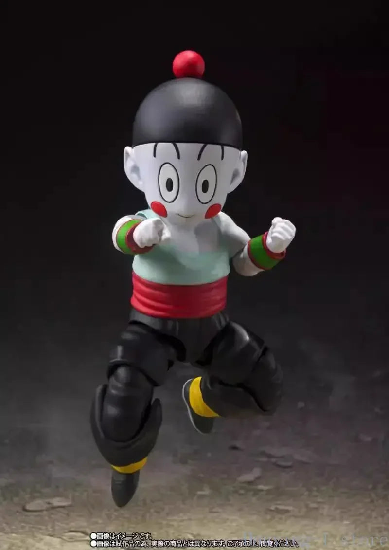 In Stock Original Bandai Shf  Pvc Figuarts Tenshinhan Chaoz Action Figures Gift