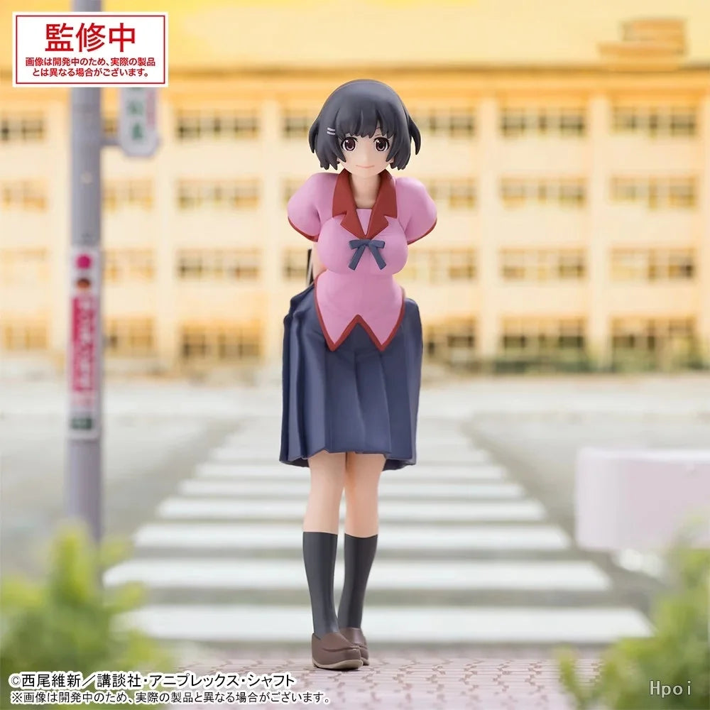 In Stock Original SEGA Monogatari Series Hanekawa Tsubasa PVC Anime Figures Action Figure Model Toys