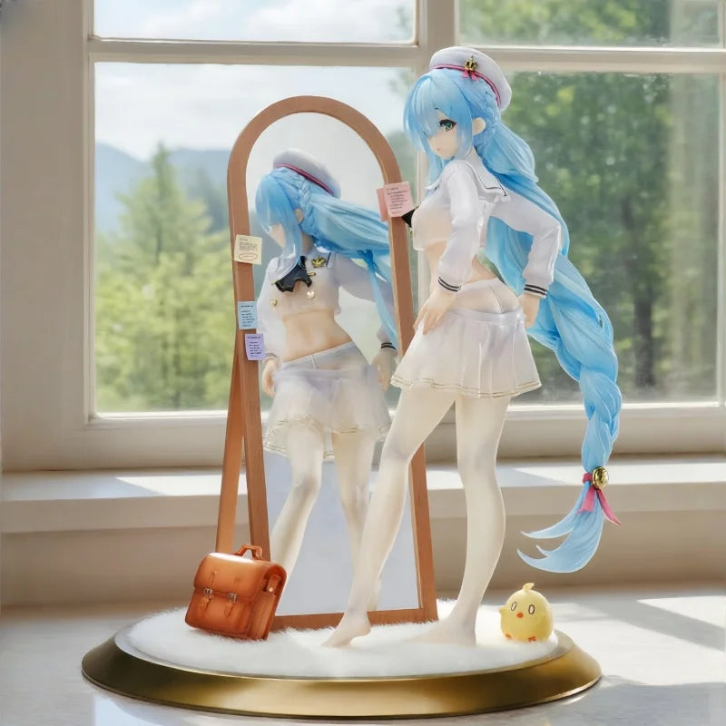 In Stock 1/7 APEX Azur Lane Janus Hesitant Time To Change Clothes Version Anime Figure Desktop Cute Ornament Collection Gifts