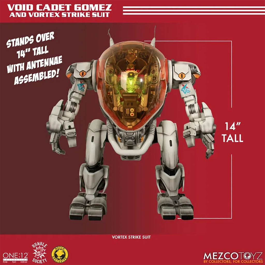 Original MEZCO One:12 Collective Void Cadet Gomez and Vortex Strike Suit Figures In Stock Action Collection Model Toys
