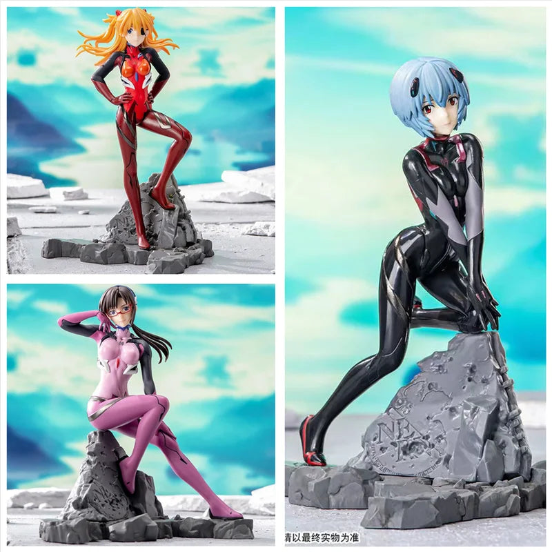 Bandai Namco Banpresto Luminasta Neon Genesis Summer Dress Ver.2 Asuka Langley Soryu Pvc 15cm Figure Anime Model Toy