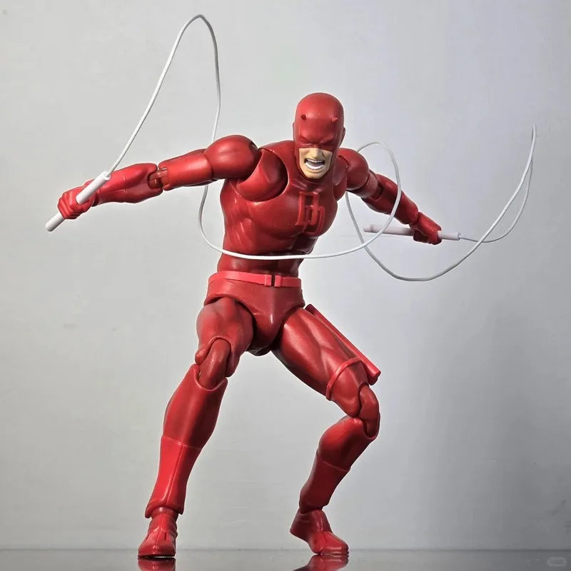 Hot Daredevil Mafex 223 Comic Version Anime Action Figure Shf Figurine Statue Model For Children'S Birthday Gift Collectible Toy