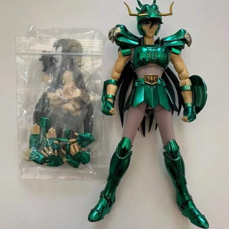 Shipped Within 24 Hours Saint Seiya Saint Cloth Myth GT Helmet Dragon Shiryu Model EX Assembly Action Figures Gifts