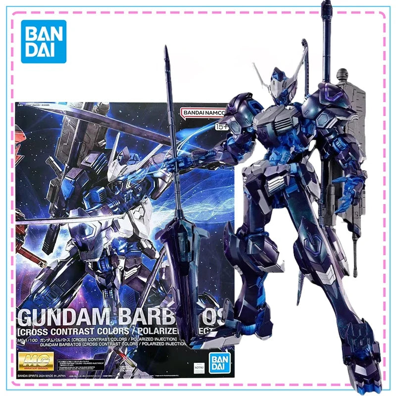 Bandai MG 1/100 GUNDAM BARBATOS CROSS CONTRAST COLORS Action Figure PB Original Genuine Gundam Model Kit Anime Figures Toys