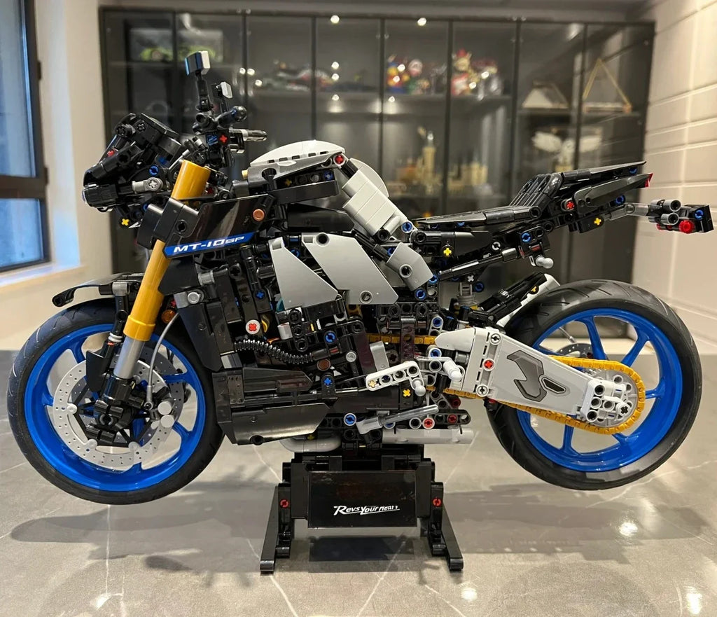 Technical MT-10 SP Motorcycle Model Building Blocks Advanced Building Set For Adults Bricks Toys Gifts Vehicles 1478pcs