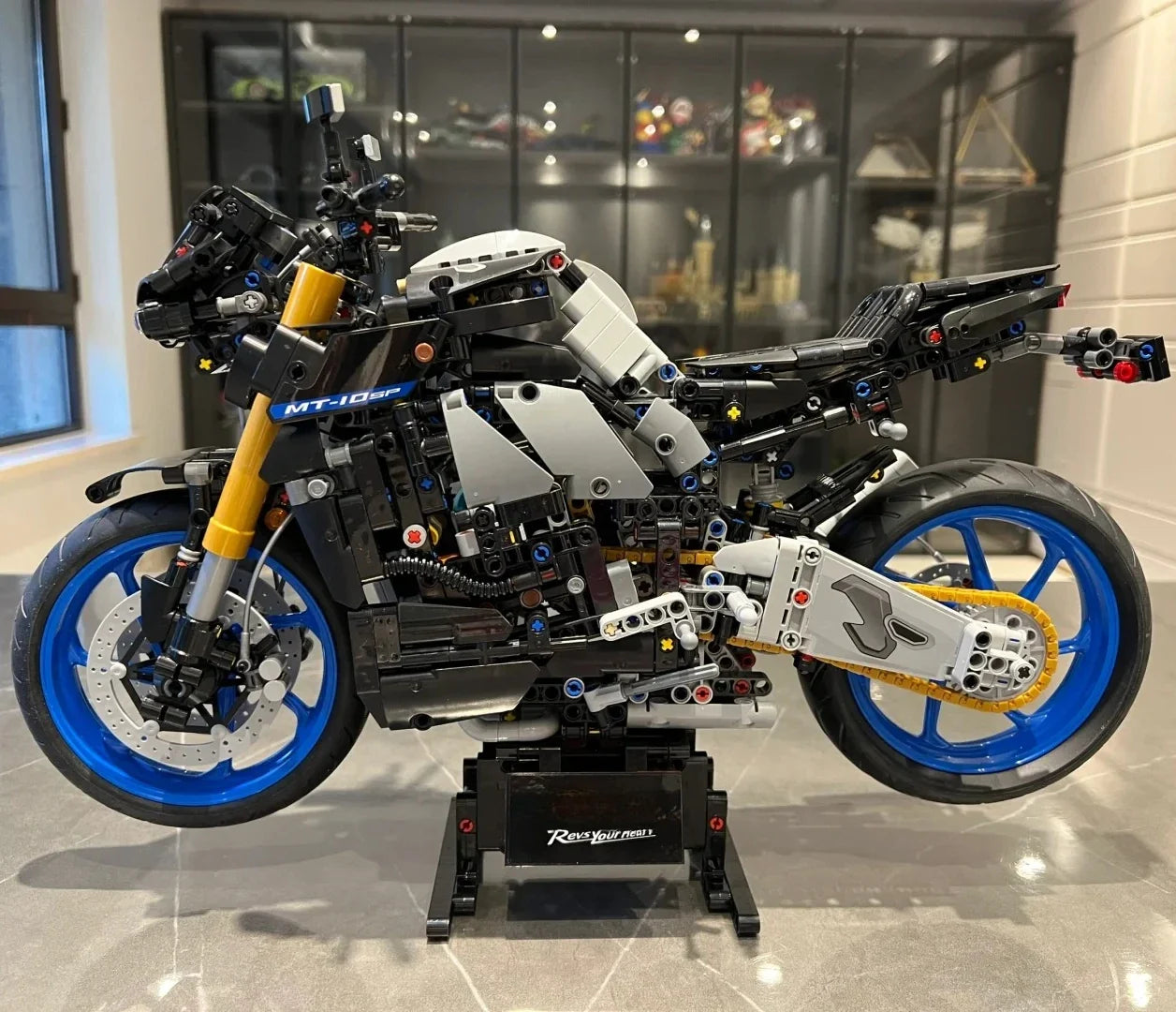 Technical MT-10 SP Motorcycle Model Building Blocks Advanced Building Set For Adults Bricks Toys Gifts Vehicles 1478pcs