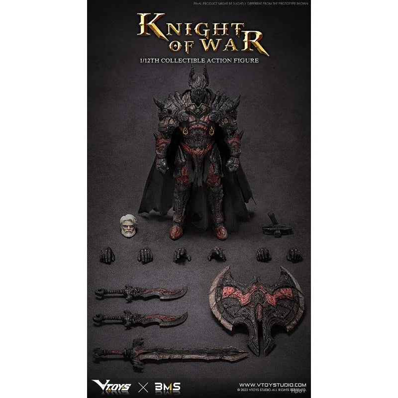VTOYS Genuine War Knight, Ruthless Movable Finished Product Model Collectibles 1/12 Boy's Gift