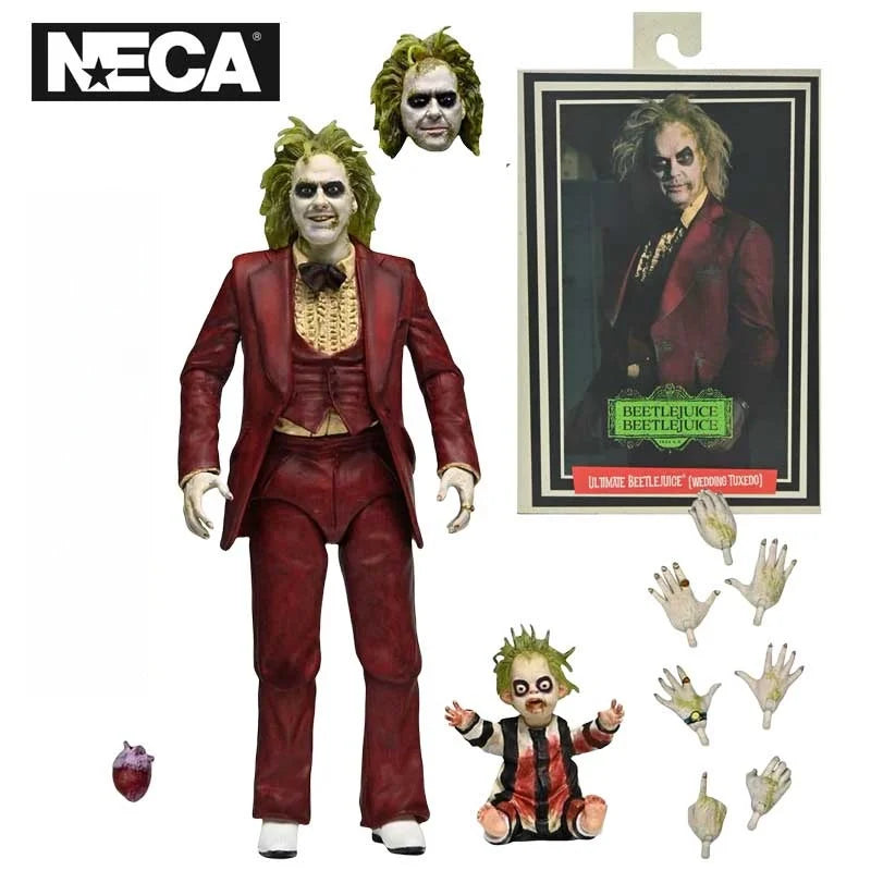 NECA 57305 Toys Action Figure Ultimate "Red Tuxedo" 18 cm Collection Original Doll Gift