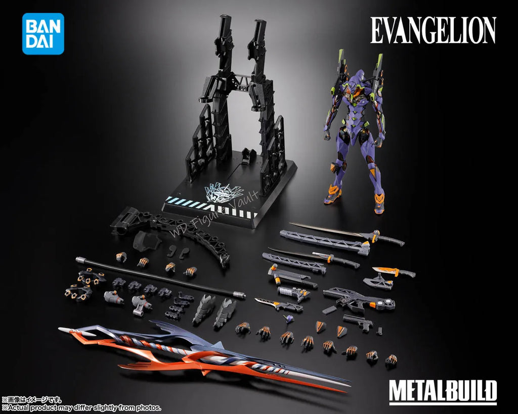 Bandai Evangelion series METAL BUILD Evangelion Unit 30th with the spear of Gaius Figures Anime Model Genuine Boxed Toy Gift