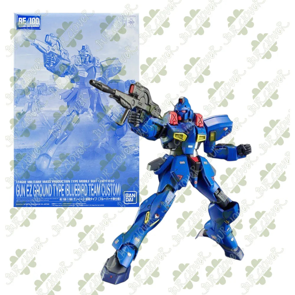 BANDAI Official GUNDAM RE Series 1/100 ZMT-S126G SHOKEW AMX-107R REBAWOO Limited & Special Versions Anime Action Figure